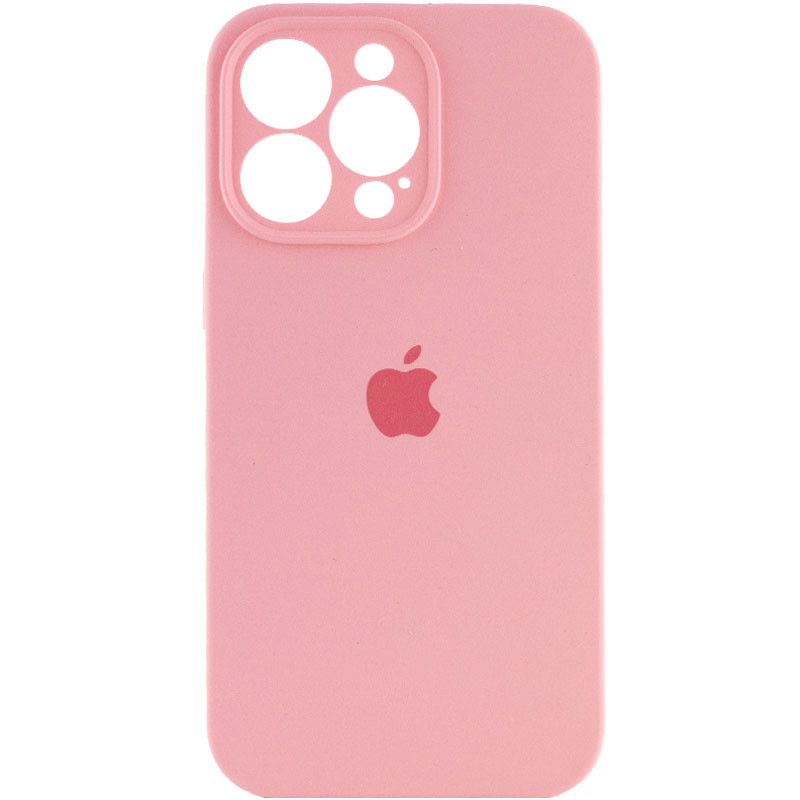 Silicone Case Full Camera Protective (AA) для iPhone 14 Pro Max (Light pink)-0